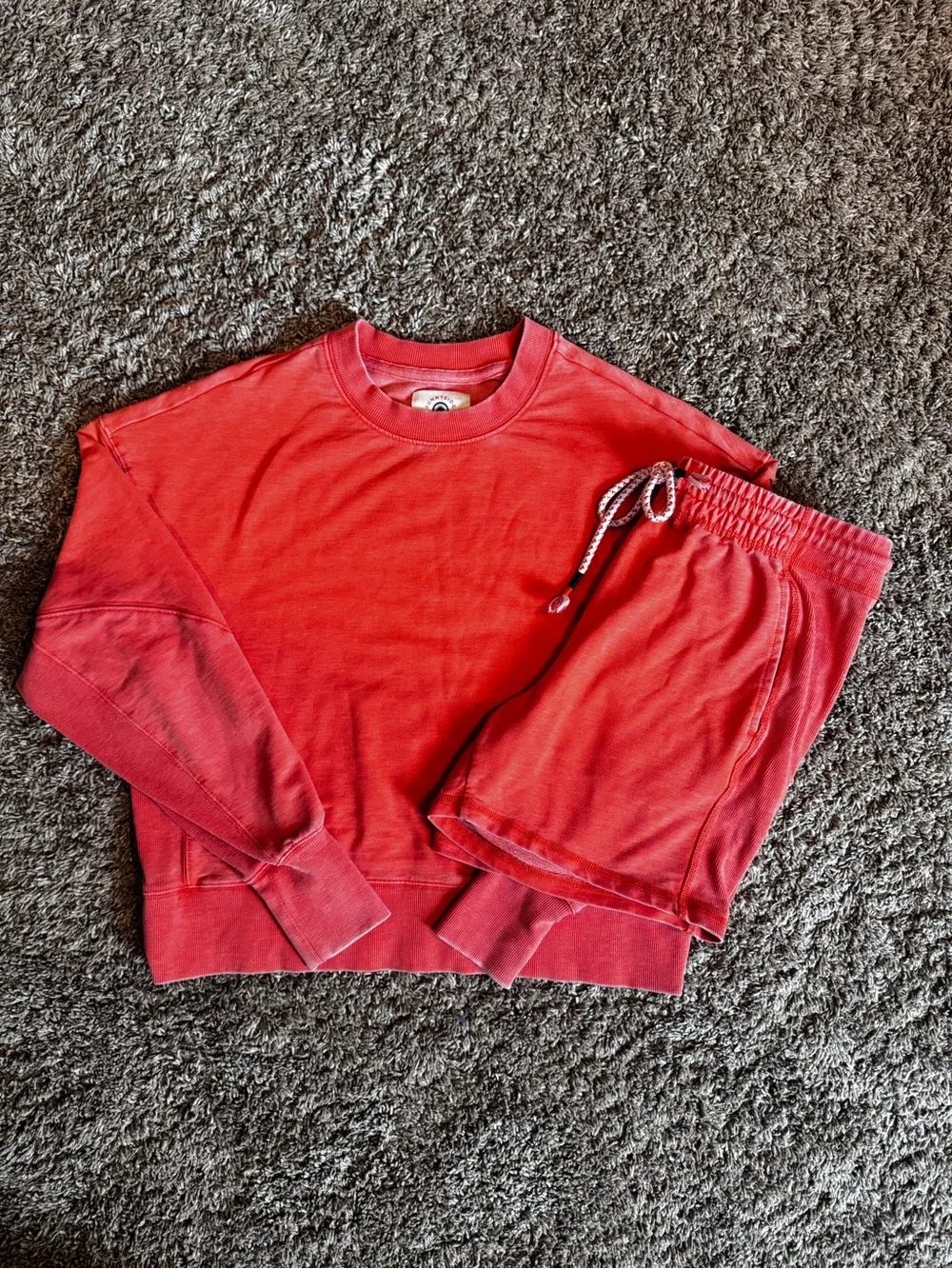 Women’s Cozy Sweatshirt and Shorts Pajama Set